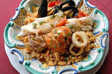 Cous cous Royale con pesce